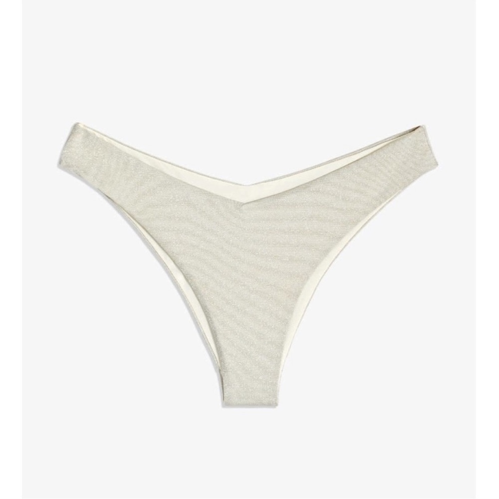 Silver Bikini Bottoms